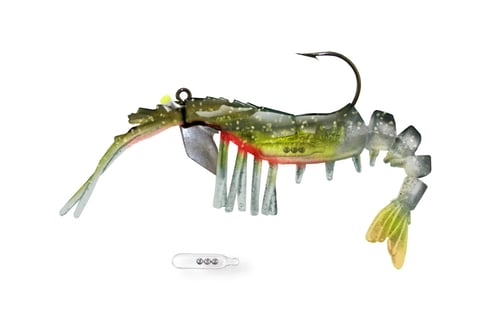 Vudu EVS35R1455 Rattler Shrimp Green Hornet, 3.25 inch, 1/4 oz | 096077001200