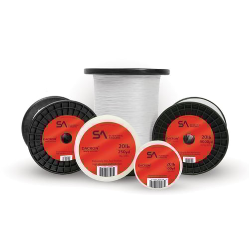 Scientific Anglers 545458 20 100yd Backing White Clam | 840309109437