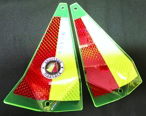Shortbus Flashers SG8RED Fishing Flasher, 8 Inch, GRBRed | 766150778878
