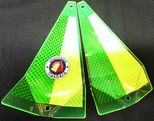 Shortbus Flashers SG8KGR Fishing Flasher, 8 Inch, GRBKelly Green | 766150778885