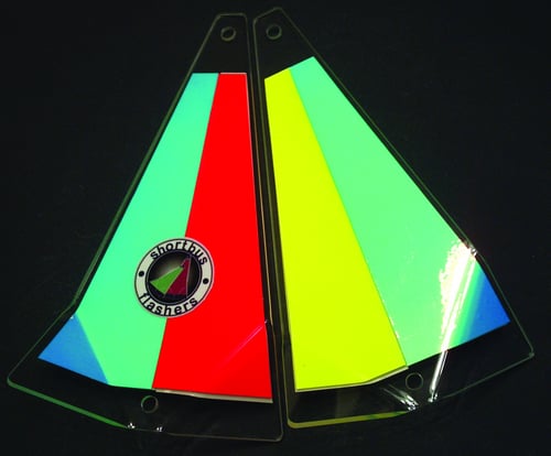Shortbus Flashers SB8BANSP Fishing Flasher, 8 Inch, Banana Split | 729440246556