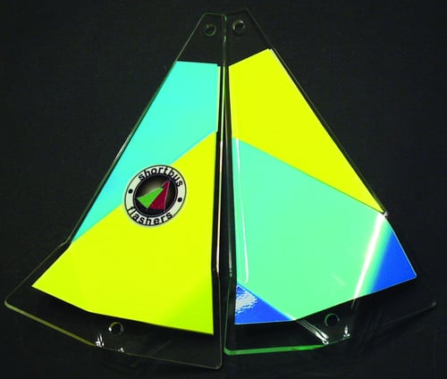 Shortbus Flashers SG8CRACA Fishing Flasher, 8 Inch, Crazy Cabby | 729440246877