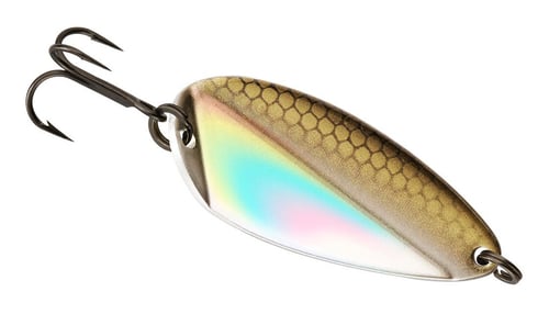 13 Fishing OB-SH16 Oragami Blade Flutter Spoon, 1/16 oz, Shiner