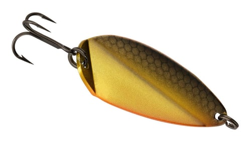 13 Fishing OB-GS8 Oragami Blade Flutter Spoon, 1/8 oz, Golden Shiner