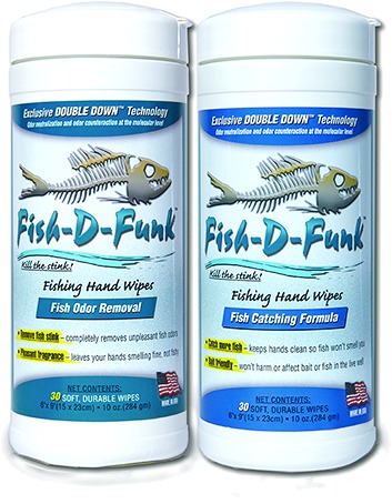 DFunk DFUNK1002 1002 Fish Wipes Fish Catching Formula 6 Inchx9 Inch 30Pk | 700580988964