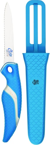 Cuda 18099 3 Inch Titanium Bonded Serrated Net Knife w/Sheath | 016162180993