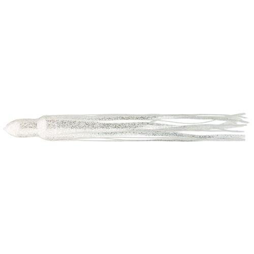 Fathom OC2202 Octopus Trolling Skirt, 5/8 Inch x 8 Inch, Clear with Chrome | 610585886427