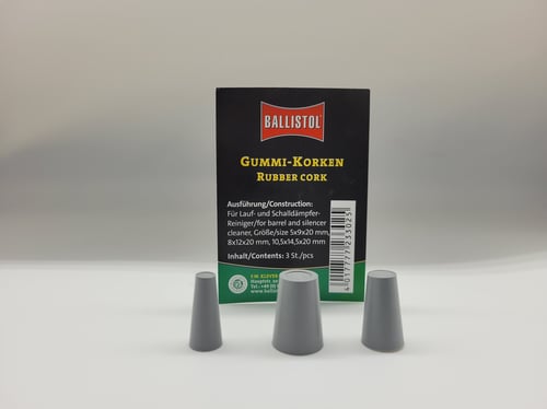Ballistol 233025 Rubber Cork 3pk | 4017777234657