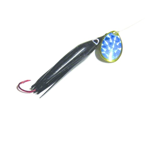 Trout Killer TK BLACKBLUE 3 Snelled Trout Spinner, 3 Blade, Sz | 764210927518