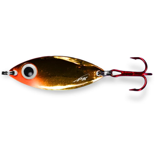 PK Lures PK1GLD PK Spoon, 1/8 oz. Gold