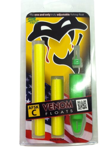 Venom AFSK-C Daytime Ice Float Kit-C Size (Yellow & Green Parts)