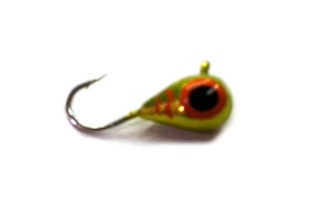 Venom 5.5018 Tungsten Drop Jig 5 #12 - Yellow Firetiger