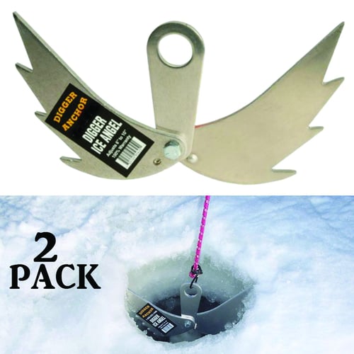 Digger D-30 Ice Angels (Pair) Dry Hole Ice Anchor
