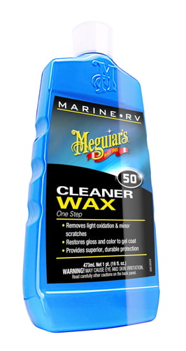Meguiars M5016 Boat/RV Cleaner Wax Liquid 16oz | 070382150167
