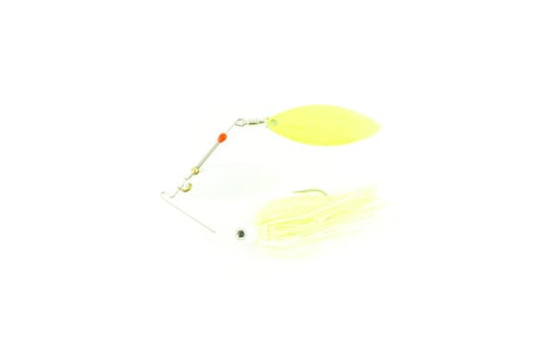 Nichols Lures 2012 Pulsator Metal Flake Spinnerbait, 1/2 oz, White | 740311000046
