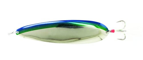 Nichols Lures 6FS725 6 Inch Ben Parker Mini Magnum Flutter Spoon, Blueback | 740311091198