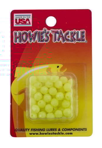 Howie 50034 6mm facetted beads Yellow Glow, 50pk | 690698500342