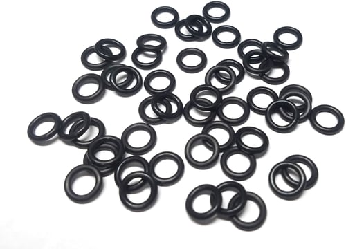Lethal Weapon LWTa50 50-pack of Replacement O-Rings, black