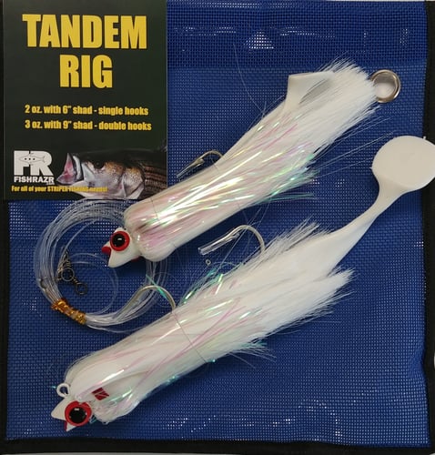 Fish Razr FR631 Tandem 9 Inch White | 810000220908