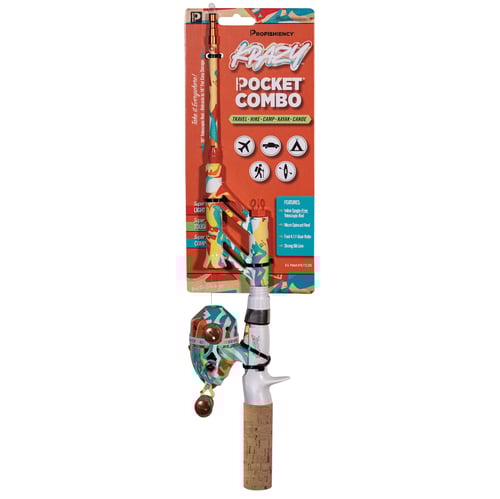 ProFISHiency PCKRAZY Krazy Telescopic Pocket Spincast Combo | 810082040432