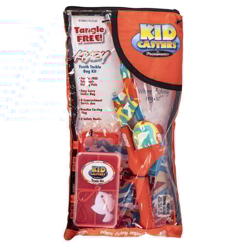Kid Casters KCBAGKRAZY Krazy Fun Bag Spincast Kit,Telescopic | 850011563885