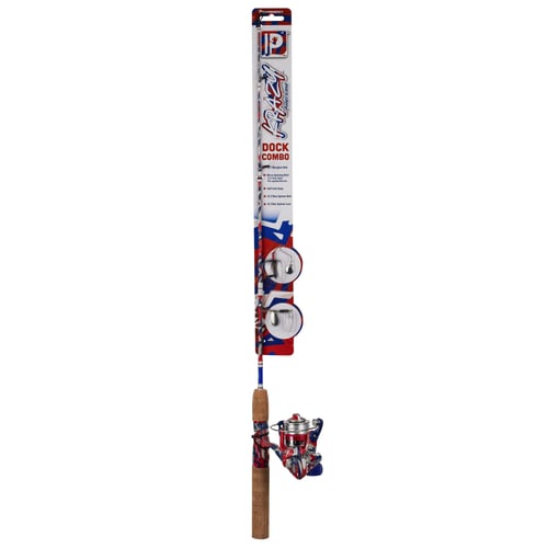 ProFISHiency KRAZYAMERDC Krazy Americana Spinning Dock Combo, 34  Inch | 810082042474
