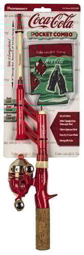 ProFISHiency PCCOKE Coke Telescopic Micro Spincast Pocket Combo, 18 Inch to | 810082042214