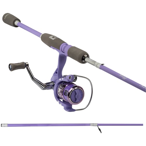ProFISHiency PROSQ66SPIN Stream Queen Spinning Combo,6 6 Inch, 2 pc | 810082042207