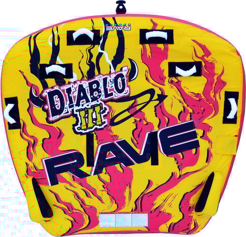 Rave Sports 02641 Diablo III 3 Rider Towable, 67