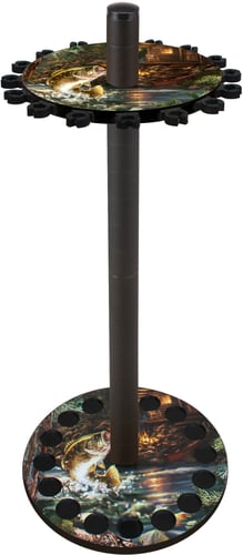 Rush Creek 383000 Bass Fishing Rod Round Storage Rack, Holds 16 Rods | 858316006021