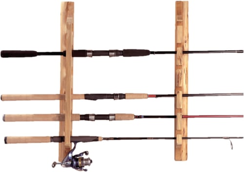 Rush Creek 370019 TwoPiece Fishing Rod Wall  Ceiling Storage | 858316006212