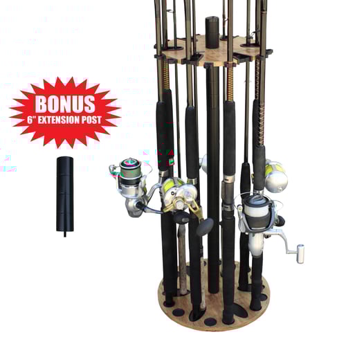 Rush Creek 382003 24 Round Rod Storage Rack w/6 Inch Extension Post | 858316006670