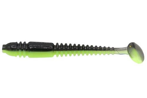 Eurotackle 00270 Micro Finesse BVibe  Black HiViz, 2 Inch, 8/Pack | 811504031762
