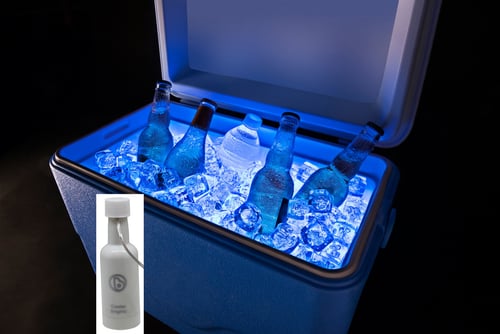 Brightz A0379 Cooler Brightz W/Bottle Battery PackBlue | 811860030379