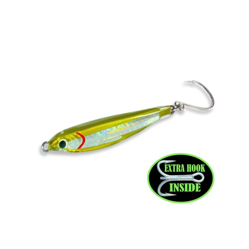 Fat Cow FMRJ28OL Epoxy Resin Fat Minnow Epoxy Resin Jig 1 OZ Olive | 851927007562