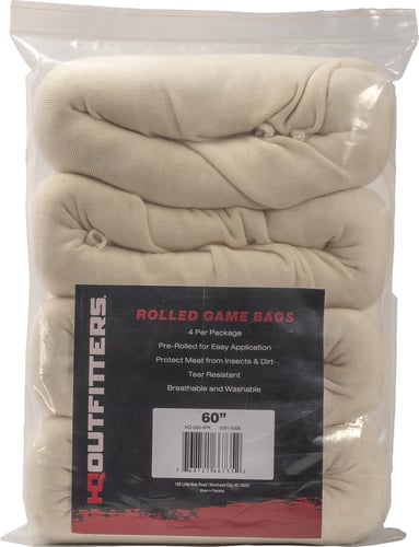 HQ Outfitters HQ-Q60-4PK Rolled Quarter Bag, 60