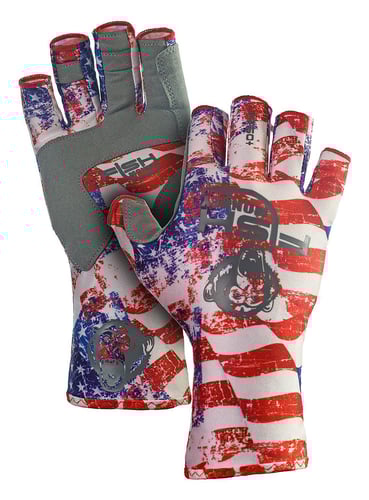 Fish Monkey FM11AMER2XL Half Finger Guide Glove, UPF50 | 852009007111