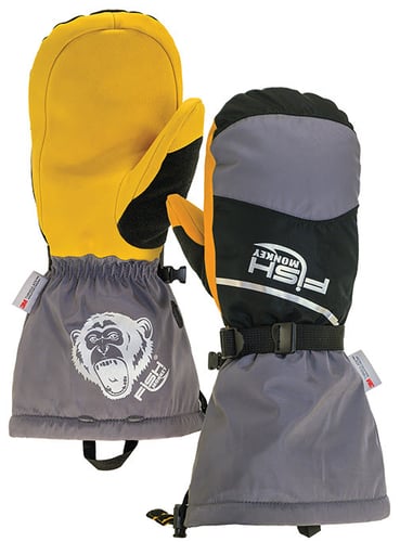 Fish Monkey FM36GBL Yeti Premium Ice Fishing Mitten Large | 850006567034