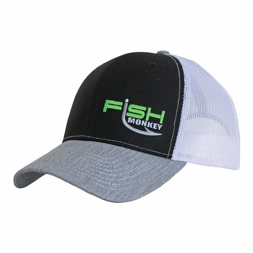 Fish Monkey FM76BLWHG Hat The Fish Monkey Embroidered Hat | 7398452566070