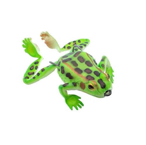 Chasebaits BF6506 Big Bobbin Frog 2.55 Inch  Green Leopard | 9329272064635