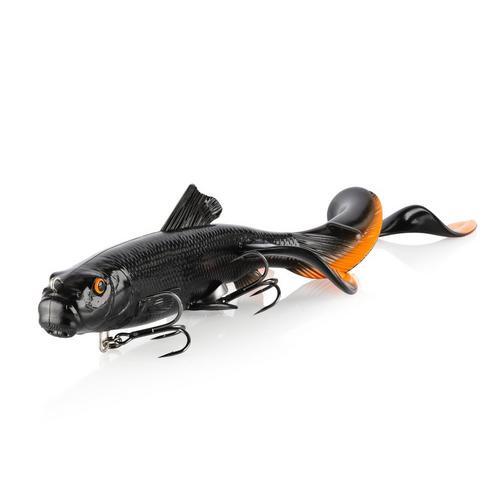 Savage Gear SSSCTRTFVS9BKORFL 3D Sucker XTail, Black Orange Flash | 840004000060