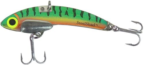 SteelShad SSL10004 3/8 Oz Bladebait, Perch/Firetiger | 855029007031