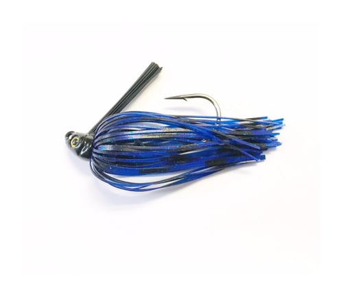 Greenfish Tackle GFSJBB38 Greenfish Swim Jig Black/Blue 3/8 oz. | 617529823173