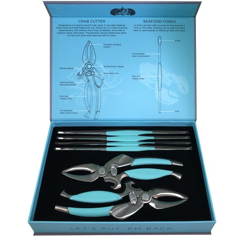 Toadfish TFCRABLOBSET Crab  Lobster Tool Set  2 Crab Cutters | 855864007807