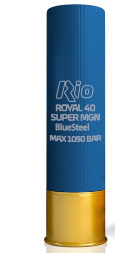 RIO Ammunition RBSSM40BB Royal BlueSteel SUPER MGN 40 Shotshell 12