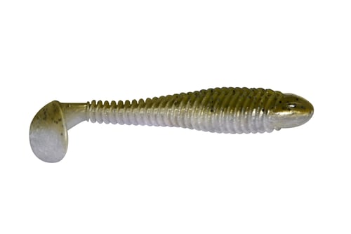 Googan Baits GSW33GPP Saucy Swimmer 3.3 Inch, Green Pumpkin Pearl | 842424114693