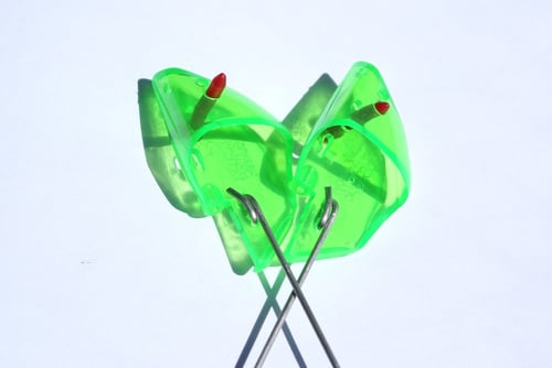 Trinidad Tackle ACBH2PK003 2 Anchovy Bait Heads, Green, 4 Inch | 857410006197