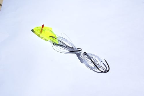 Trinidad Tackle ACBHRBDH002 Anchovy Bait Head, Chartreuse, 4 Inch | 857410006135