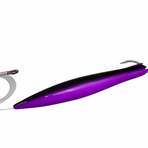 MagBay Lures SCP6PURBLK 6 Inch Soft Cedar Plug w/ balance weighted head | 656485564003