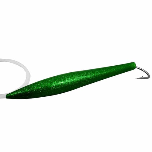 MagBay Lures SCP6GRN 6 Inch Soft Cedar Plug w/ balance weighted head Green | 656485619444